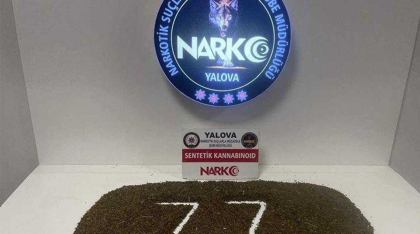 Yalova'da uyuşturucu madde operasyonuna 3 tutuklama!