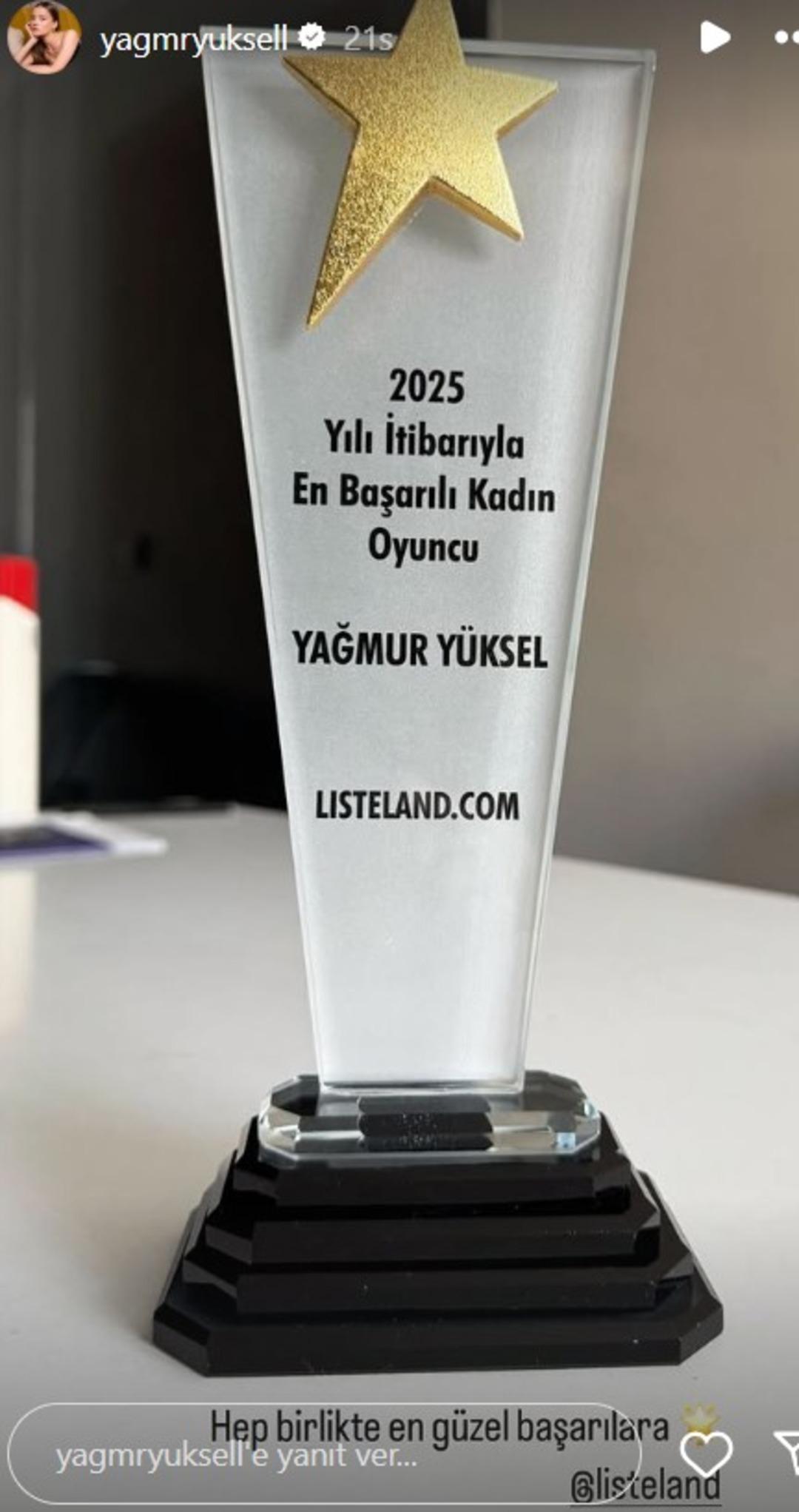 Dizisi biter bitmez teklif yağmıştı! Kan Çiçekleri nin Dilan ı Yağmur Yüksel e ödül 3