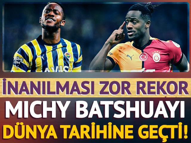 Michy Batshuayi, dünya futbol tarihinde kırılması neredeyse imkansız olan rekoru kırdı!