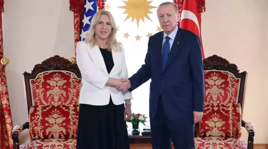 Erdoğan, Bosna Hersek Devlet Başkanlığı Konseyi Başkanı Sviyanoviç ile görüştü