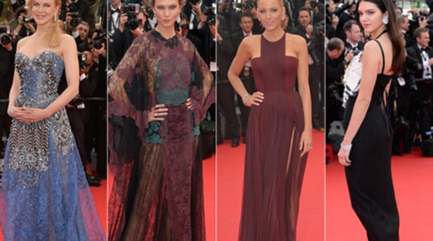 Cannes Film Festivali'nde 1. g&uuml;n şıkları