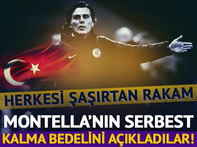 Montella'nın serbest kalma bedelini açıkladılar! Sudan ucuz paraya istediği takıma gidebilir...