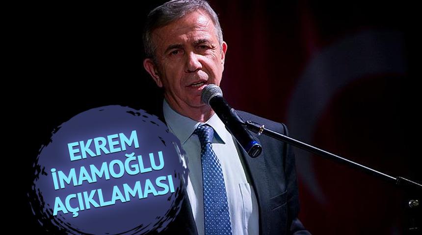 Mansur Yavaş'tan Ekrem İmamoğlu açıklaması! "Hukuk açısından yanlış olacak"