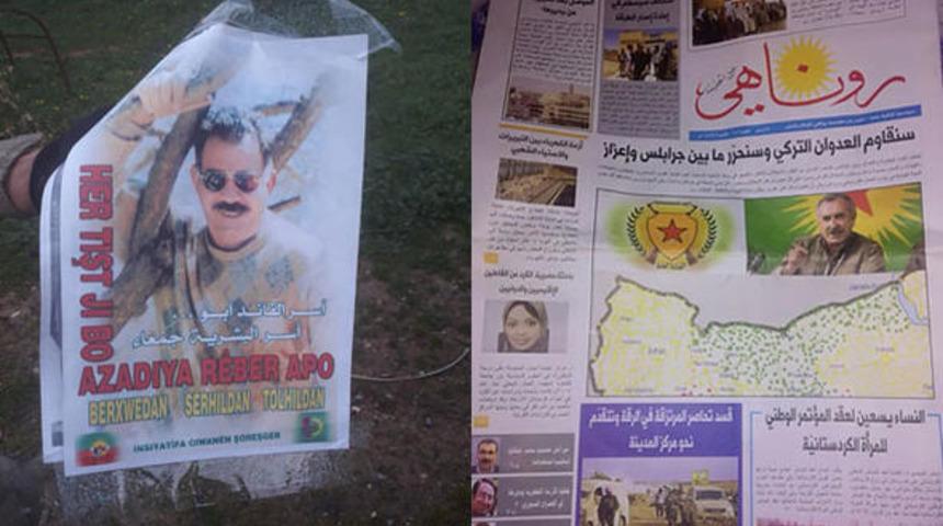 Abdullah Ağar'dan olay yaratacak Afrin paylaşımı! İşte terör ittifakını gözler önüne seren fotoğraf...