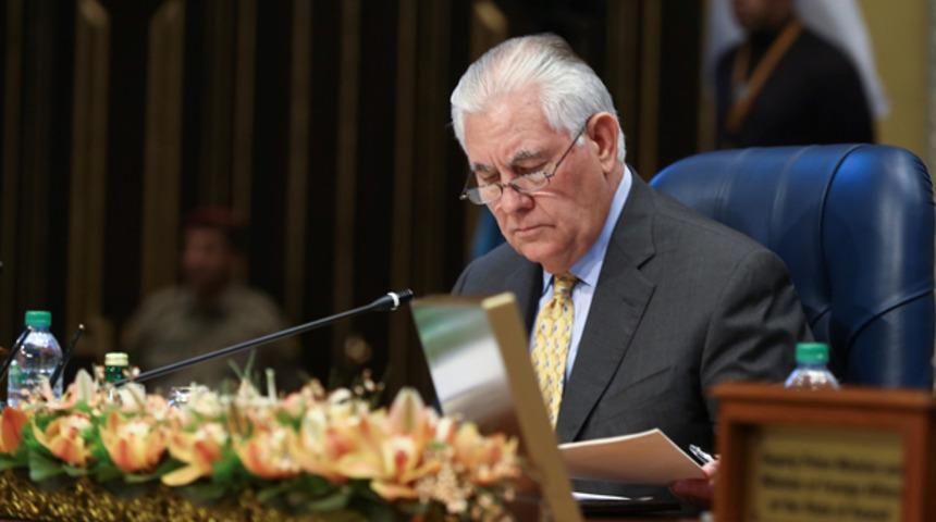 Son dakika! Tillerson'dan kritik Türkiye açıklaması