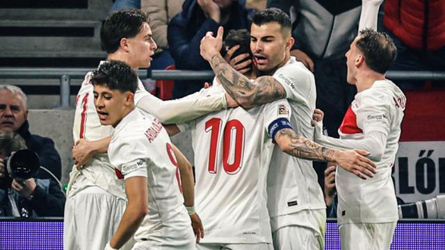  A Milli Takımımız tarihte bir ilki başardı! Macaristan'ı eleyen millilerimiz, Uluslar Ligi'nde A Kategorisine yükseldi