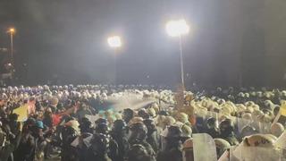 Saraçhane'de izinsiz gösteriye polis müdahalesi! Arbede yaşandı