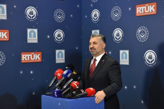 RTÜK Başkanı Şahin: Artık söz bitti!
