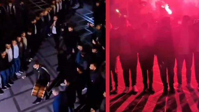 Gelenek haline gelen 23’üncü Sahur Halayı: Meydanda herkes halay çekti çiftetelli oynadı...
