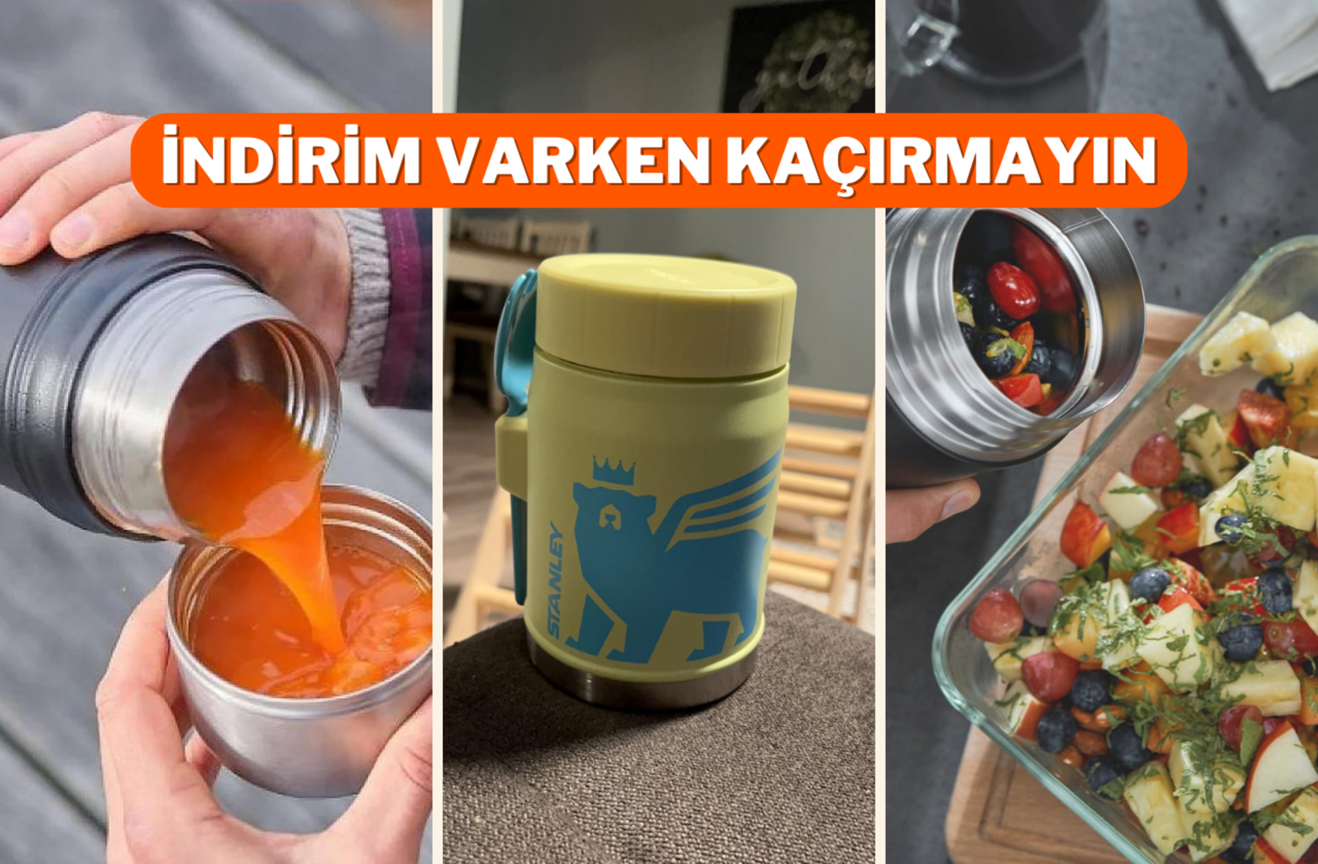 Stanley'den Zwilling'e favori yemek termoslarında Bahar Fırsatları başladı