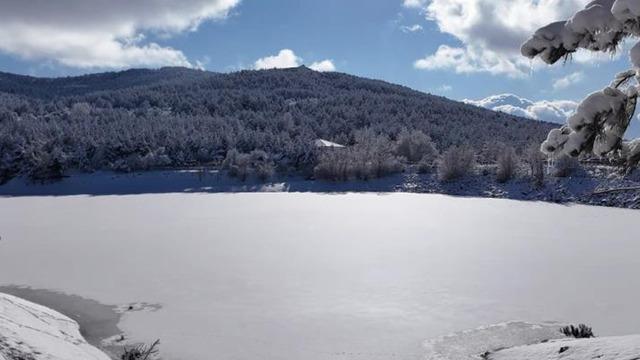 Karlar altındaki Çamlık Milli Parkı göz kamaştırdı