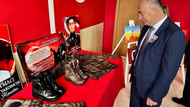 Mardin'de şehit Ayhan Kıymacı isminin verildiği okulda anıldı