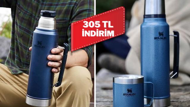 Fiyatı 2 bin 394 TL'ye düştü! Stanley Klasik Vakumlu Termos'ta kaçırılmayacak fırsat