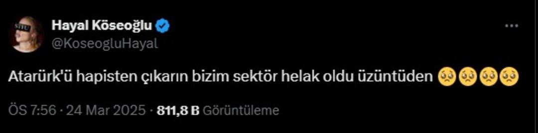 Hudutsuz Sevda nın yıldızı Hayal Köseoğlu sessiz kalan sanatçılara fena patladı! Atatürk paylaşımı gündem oldu 3