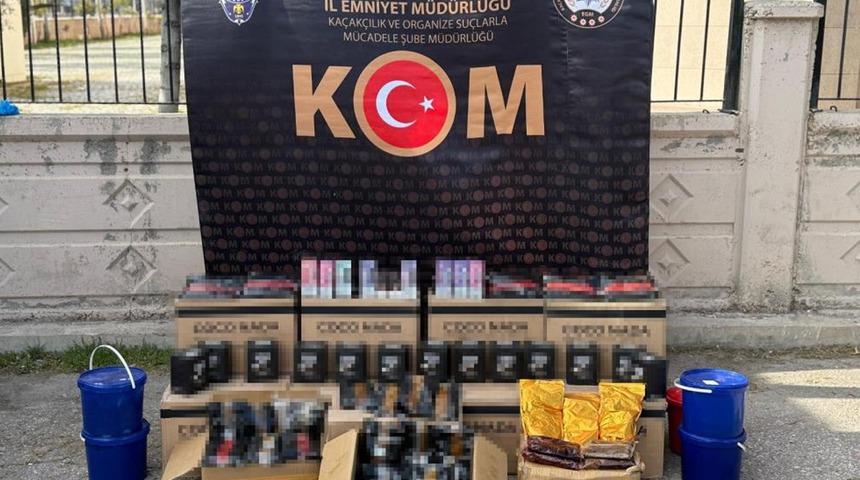 7 kaçakçılık operasyonunda 6 gözaltı! Yüzlerce ürün ele geçirildi