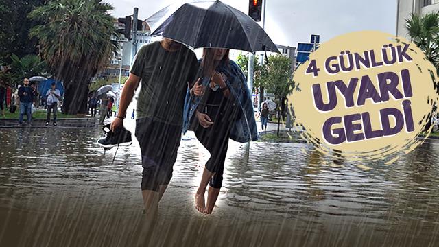 4 günlük uyarı: İstanbul, Ankara ve İzmir'de bekleniyor! Bayramda plan yapanlar dikkat