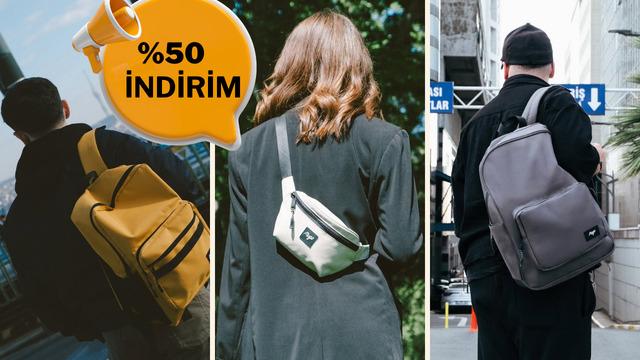 Fonksiyonel, hafif ve tarz! MUGO çantalarda %50 indirim