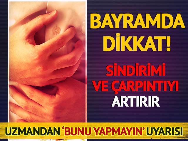 "Bayram ikramlarına ‘hayır’ deyin" Uzmanlar uyardı...