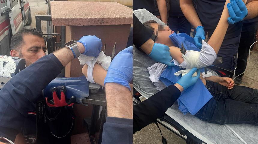 Dengesini kaybeden çocuğun koluna demir parmaklık saplandı! Adana'da korkunç olay