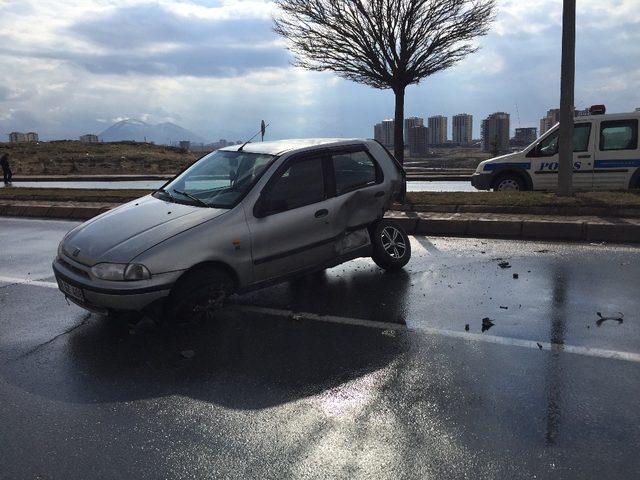 Kayseri’de trafik kazası: 1 yaralı