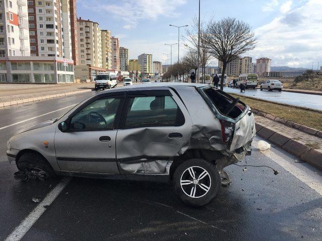 Kayseri’de trafik kazası: 1 yaralı