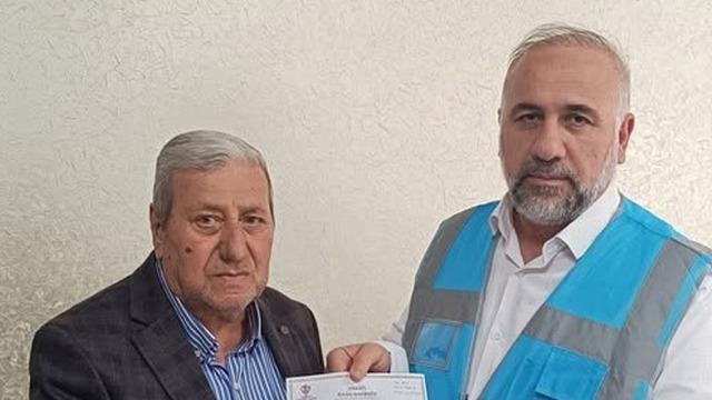 Cizreli vatandaştan Gazze'ye anlamlı bağış