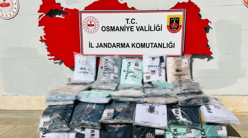 Osmaniye’de piyasa değeri 1 milyon lira olan sahte ürün ele geçirildi
