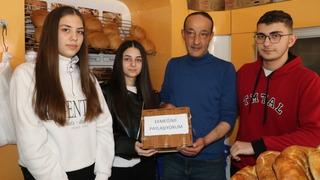 Amasya'da öğrenciler zimem defteri geleneğini yaşattı