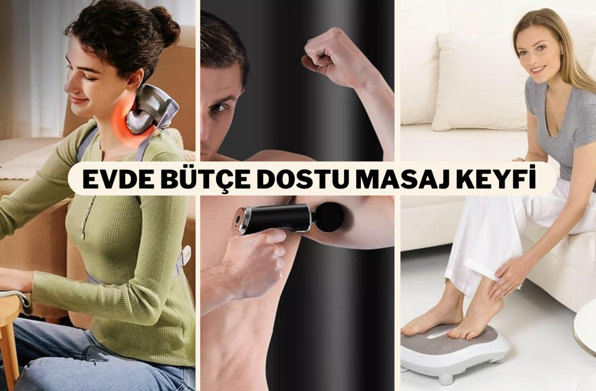 Günün yorgunluğunu unutturacak masaj aletleri Bahar Fırsatları'na özel indirimde