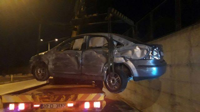 Denizli’de trafik kazası: 4 yaralı