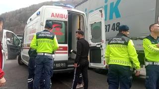 Otoyolda birbirlerine girdiler! Bolu'da korkutan kaza: 4 kişi yaralandı