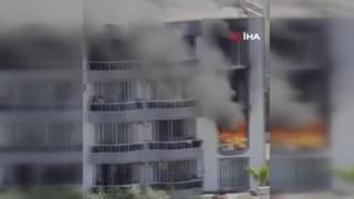 Alevlere teslim olan ev kullanılamaz hale geldi: 1'i ağır 2 yaralı