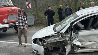 Sinop'ta iki otomobil kafa kafaya çarpıştı: 7 yaralı