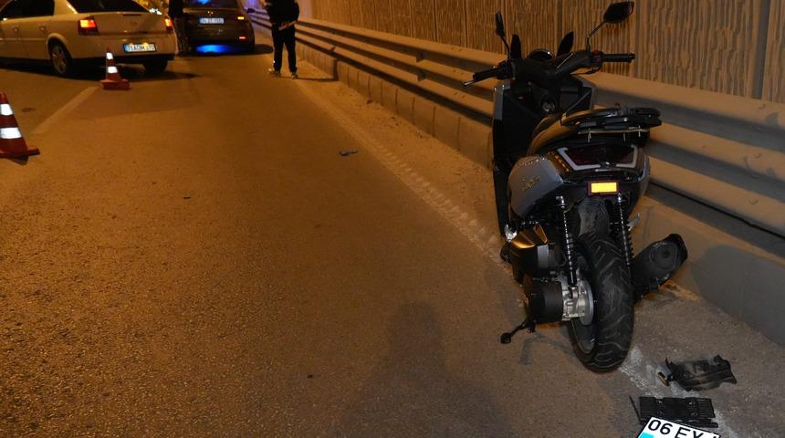 Kırıkkale'de otomobil motosiklete çarptı: 2 yaralı