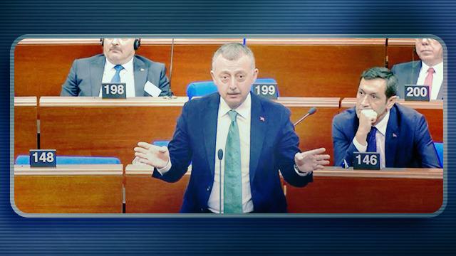 Yer: Fransa… AK Partili Belediye Başkanı Tahir Büyükakın Avrupa Konseyi’nde konuştu: “Hükümetin görüşlerini raporlara yazmıyorsunuz”