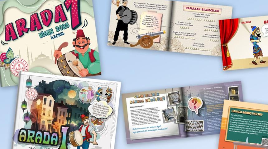 İlkokul ve Ortaokul öğrencilerine özel ara tatil dergisi: "Arada 1" yayında
