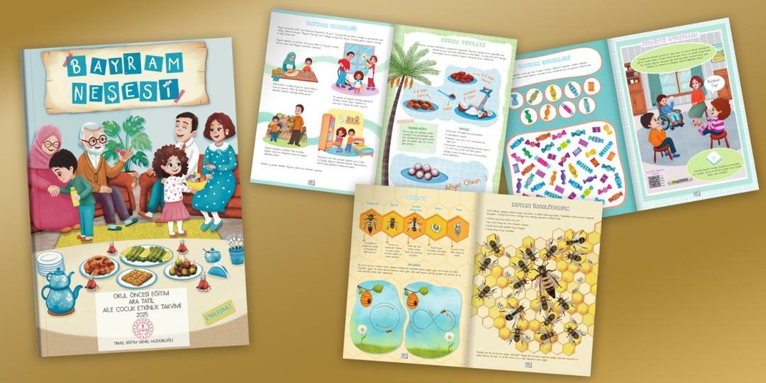 Okul öncesi çocuklarına özel "Bayram Neşesi" ara tatil dergisi yayında 3