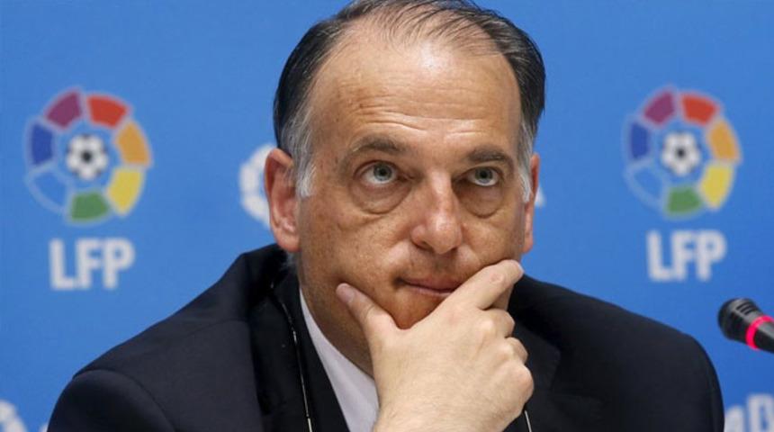 LALİGA Başkanı Tebas Real Madrid'i topa tuttu! İspanya'da gündem oldu...