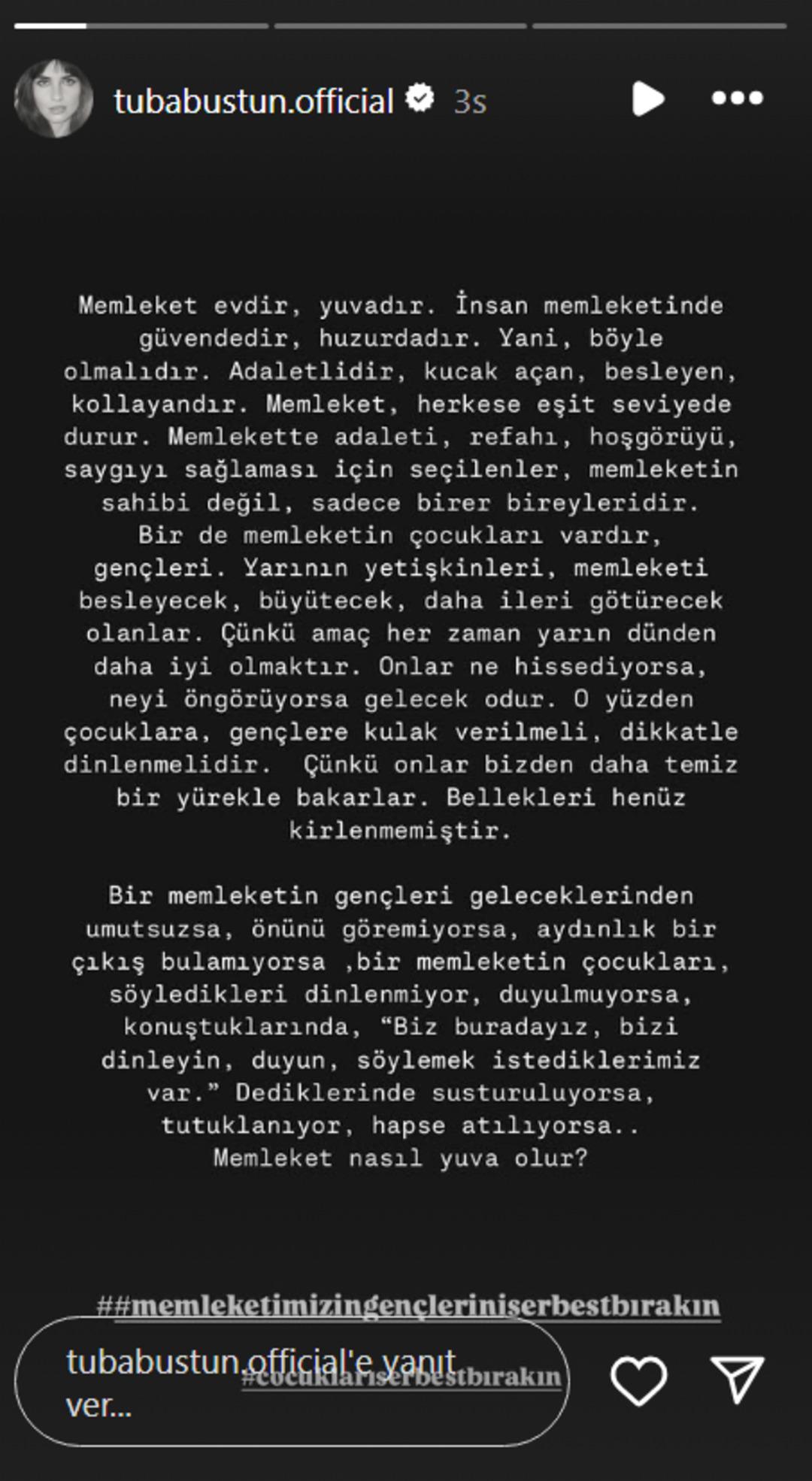 Tuba Büyüküstün den gözaltı tepkisi! "İnsan memleketinde güvendedir" 1