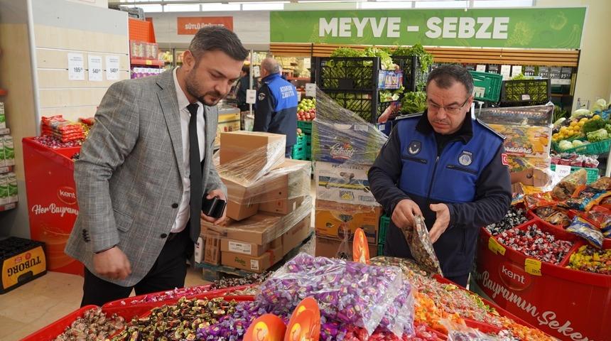 Atakum zabıtası market ve fırınları denetledi