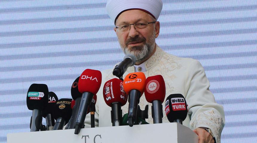 Ali Erbaş, AK Partili Zeybekci'nin yaptırdığı cami açılışına katıldı