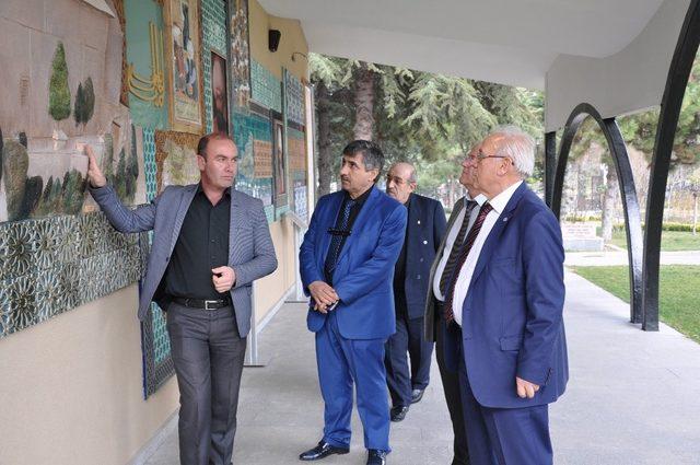 Türkiye Madeni Eşya Sanatkarları Federasyonu heyetinin Tarih Şeridi ziyareti