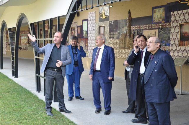 Türkiye Madeni Eşya Sanatkarları Federasyonu heyetinin Tarih Şeridi ziyareti