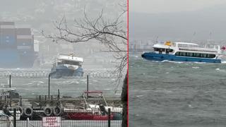 Yer: Kocaeli! Denizde korku dolu anlar