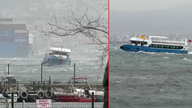 Yer: Kocaeli! Denizde korku dolu anlar