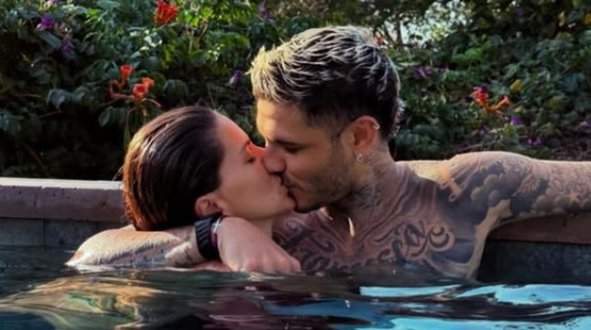 Wanda Nara'dan boşanan Icardi yeni sevgilisiyle aşka geldi! Peş peşe paylaştı