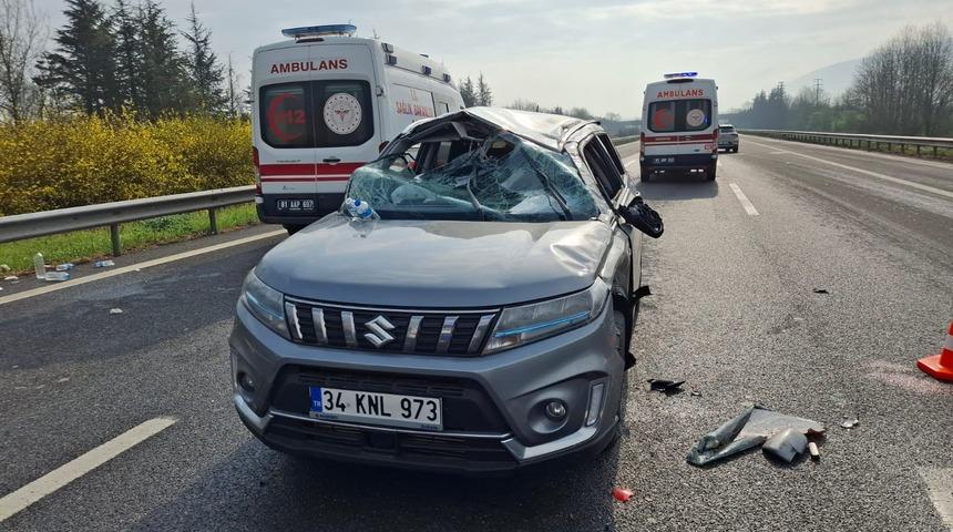 Bayram trafiğinde kaza: 6 yaralı