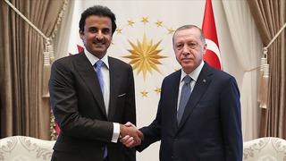 Cumhurbaşkanı Erdoğan ve Katar Emiri Al Sani görüştü