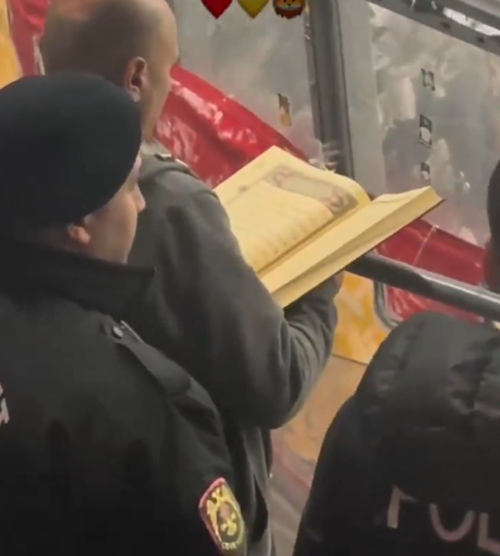 Beşiktaş-Galatasaray derbisi öncesi tribünlerde herkesi şaşırtan görüntü! Görenler dönüp bir daha baktı G5