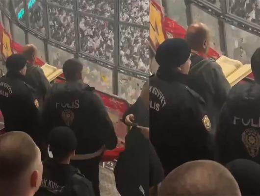 Derbi öncesi tribünlerdeki görüntü herkesi şaşkına çevirdi!